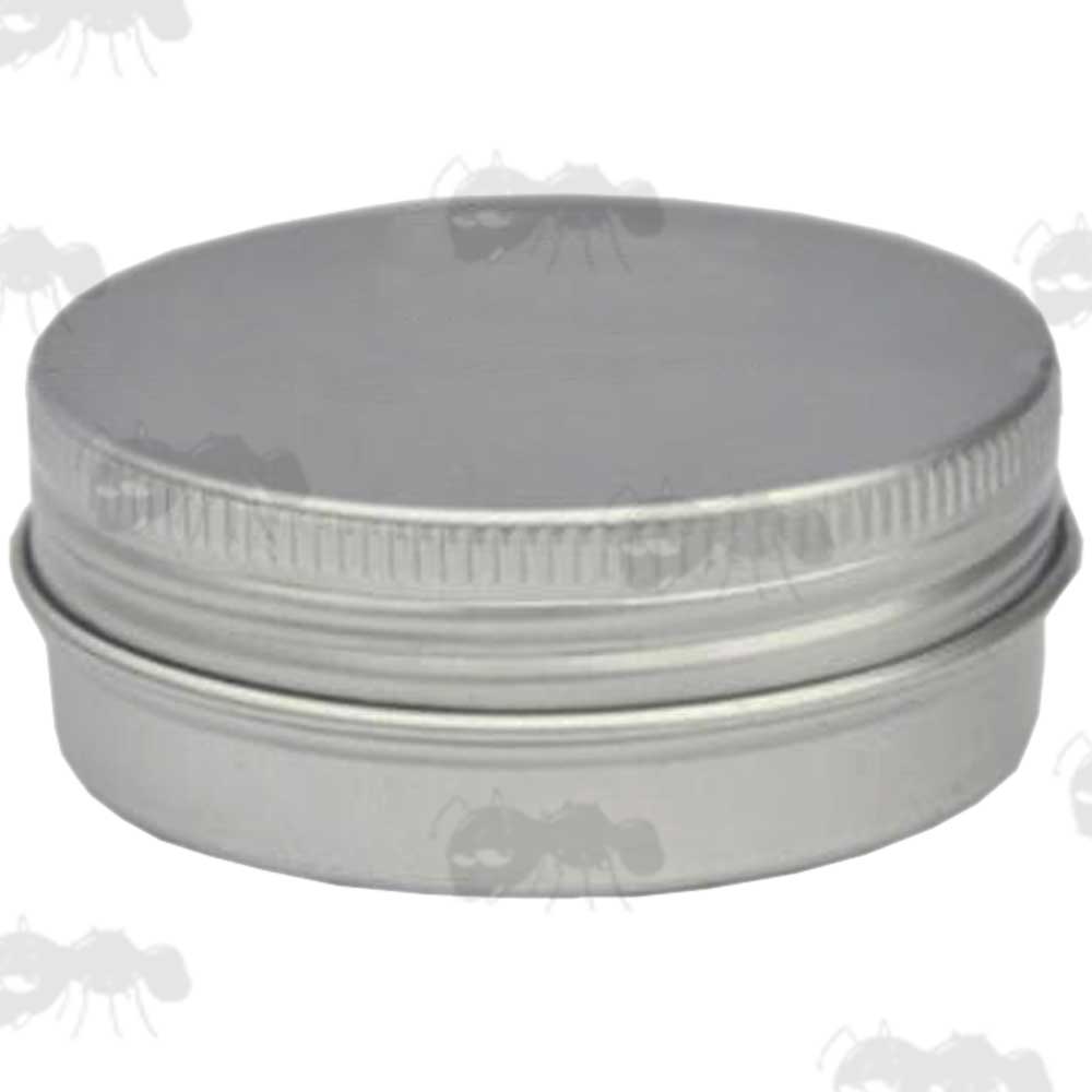 Small Survival Tin Jar with Screw Top Lid
