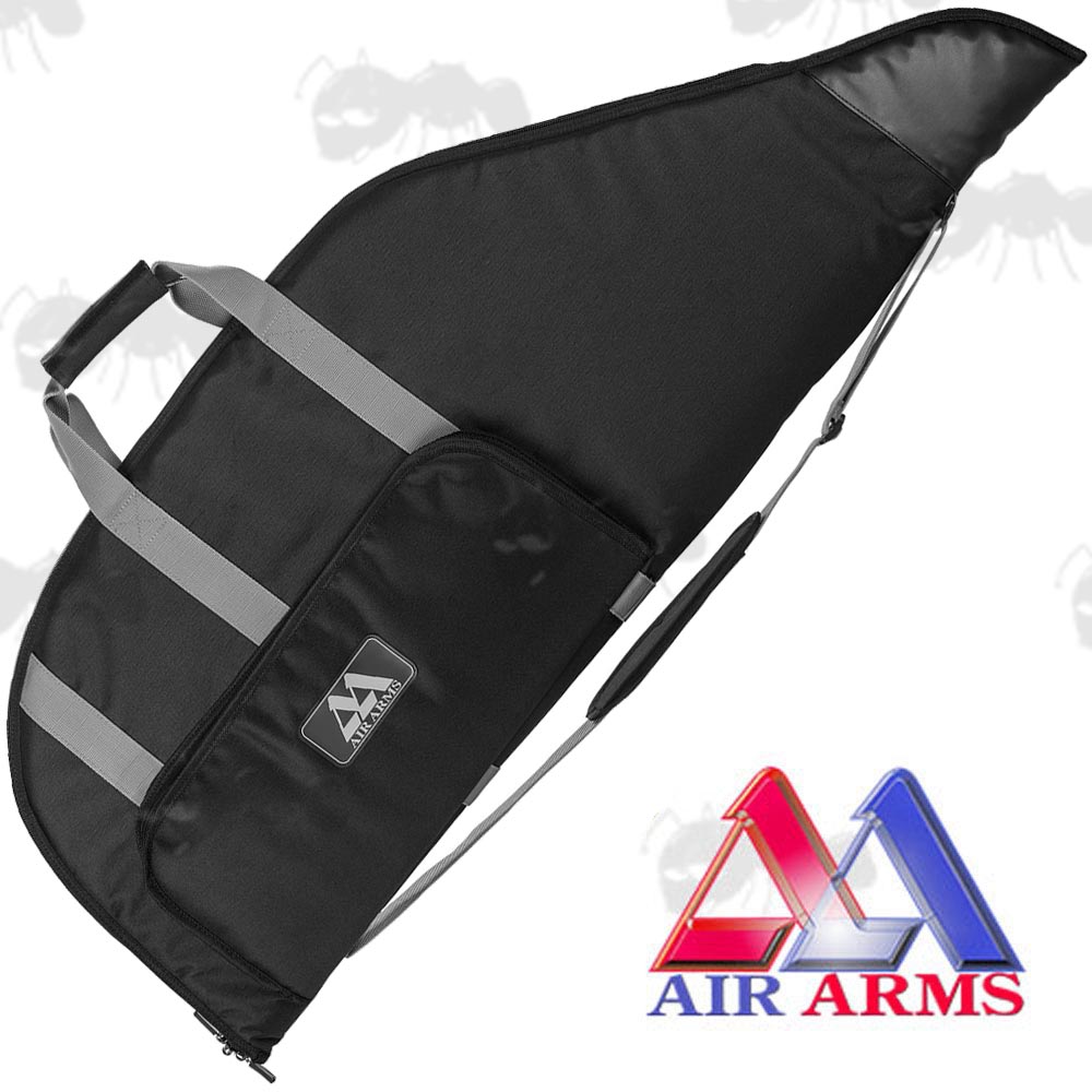 Air Arms Official Black Canvas Bullpup Rifle Case with Subdued Logo