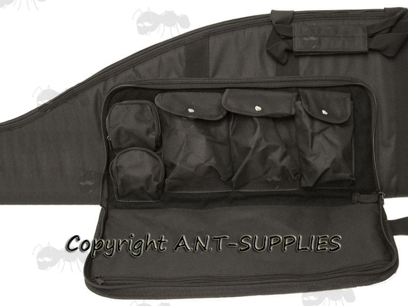 Close View of the Air Arms Rifle Case Pocket Pouches