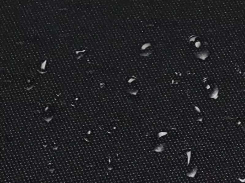 Closed View of The Outer Material on The Small Black EVA Rigid Foam Storage Case for Protecting Small Items