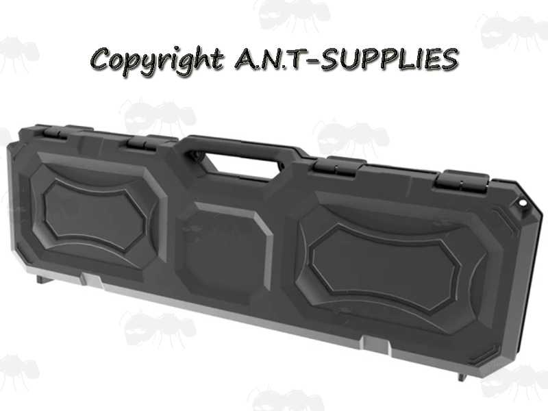 Closed View of The MTM CASE-GARD Model RC34 Hard Plastic Carbine Rifle Carry Case