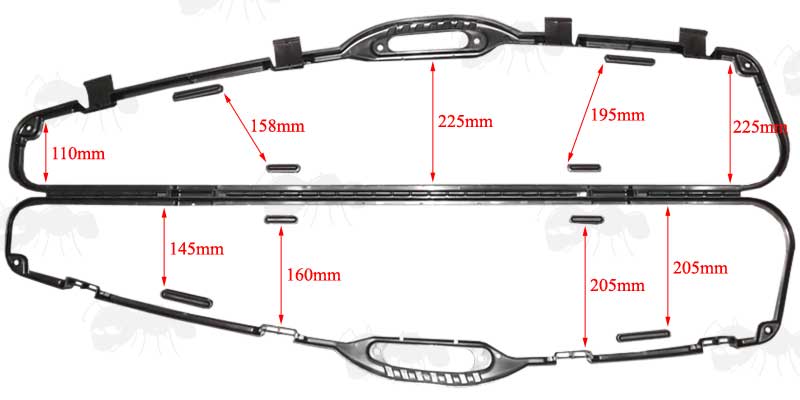 Inner Dimensions of The 1511-01 Pro-Max Single Scoped Gun Case