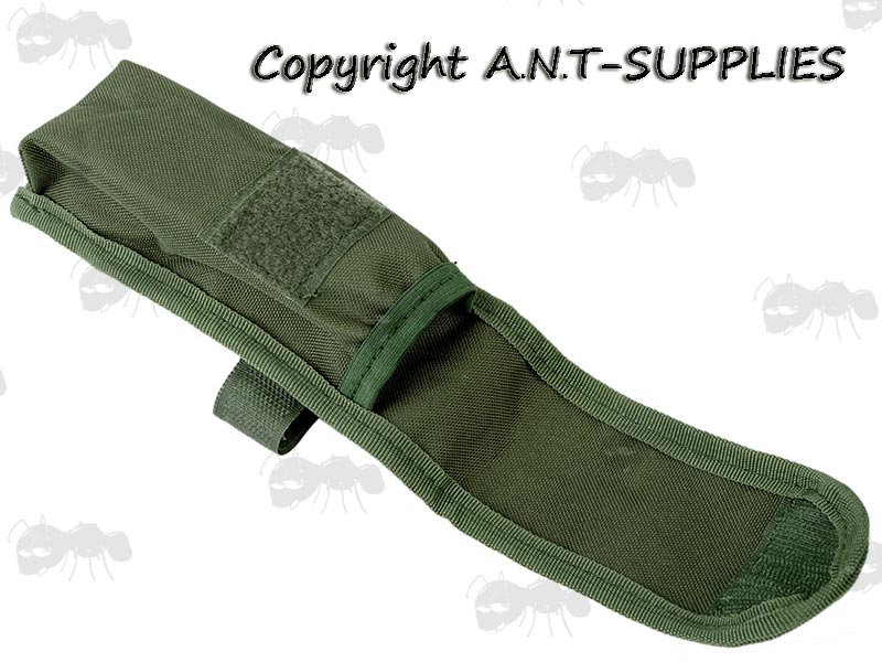 Green External Battery Pouch for Rifle Buttstocks