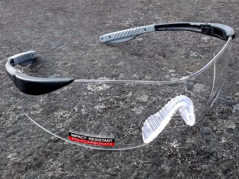 Pair of EyeLevel Safety Target Shooting Glasses with Clear Lenses