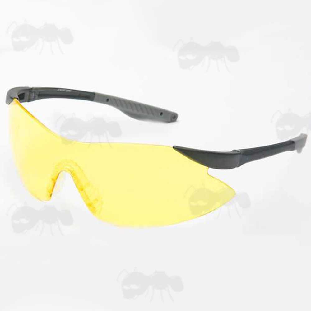 Pair of EyeLevel Safety Target Shooting Glasses with Yellow Lenses