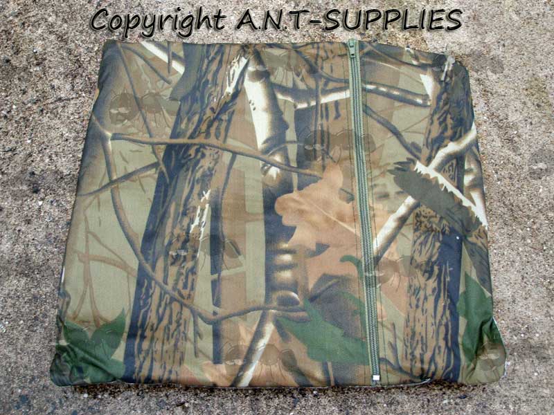 Woodland Camouflage Poncho in Camo Case