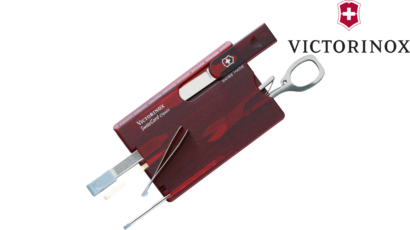 Swiss Card Red Jelly by Victorinox