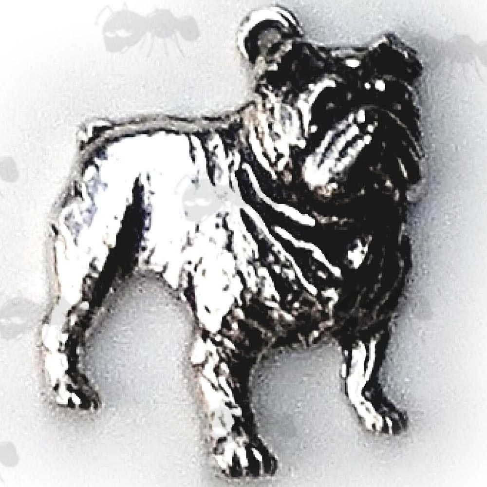 Bulldog Pewter Pendant