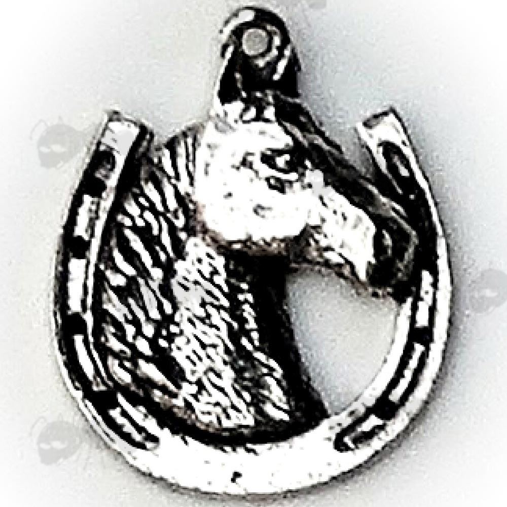Horseshoe Pewter Pendant
