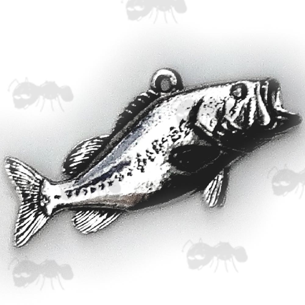 Largemouth Bass Pewter Pendant