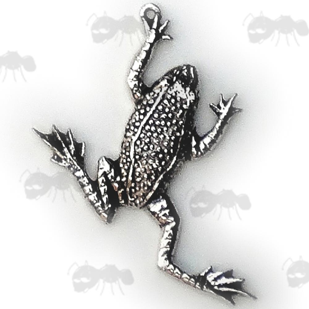 Leaping Frog Pewter Pendant