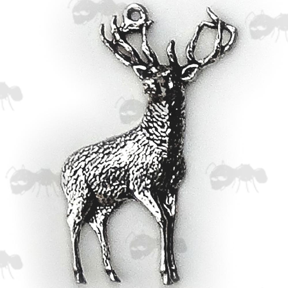 Stag Number One Pewter Pendant