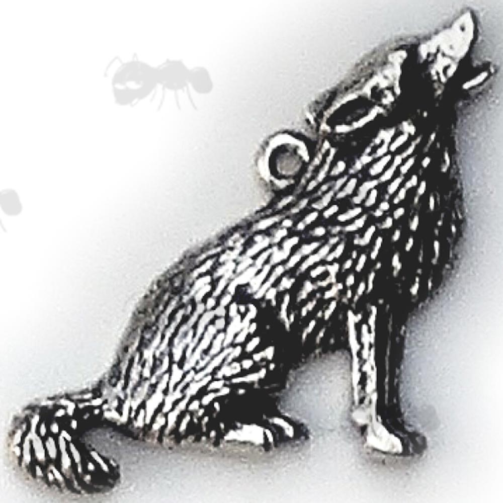 Wolf Pewter Pendant