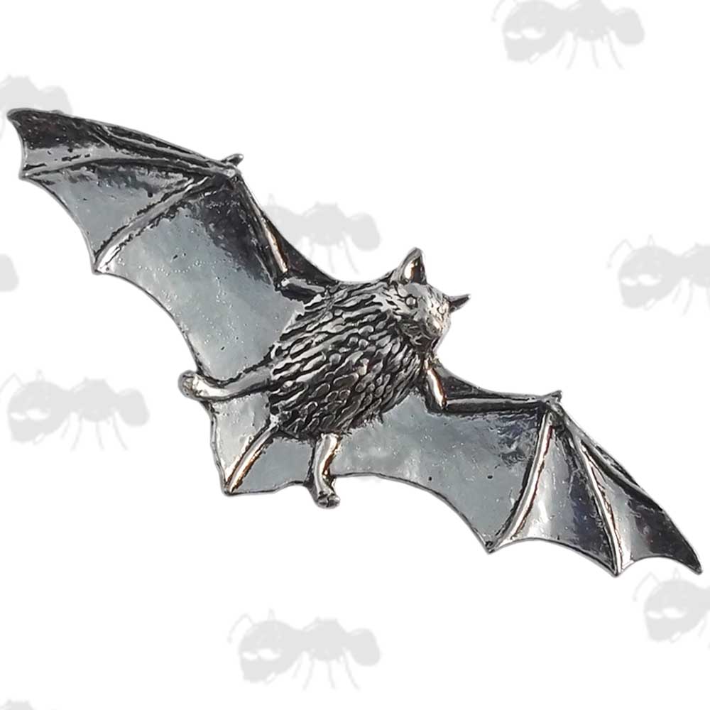 Bat Pewter Pin Badge