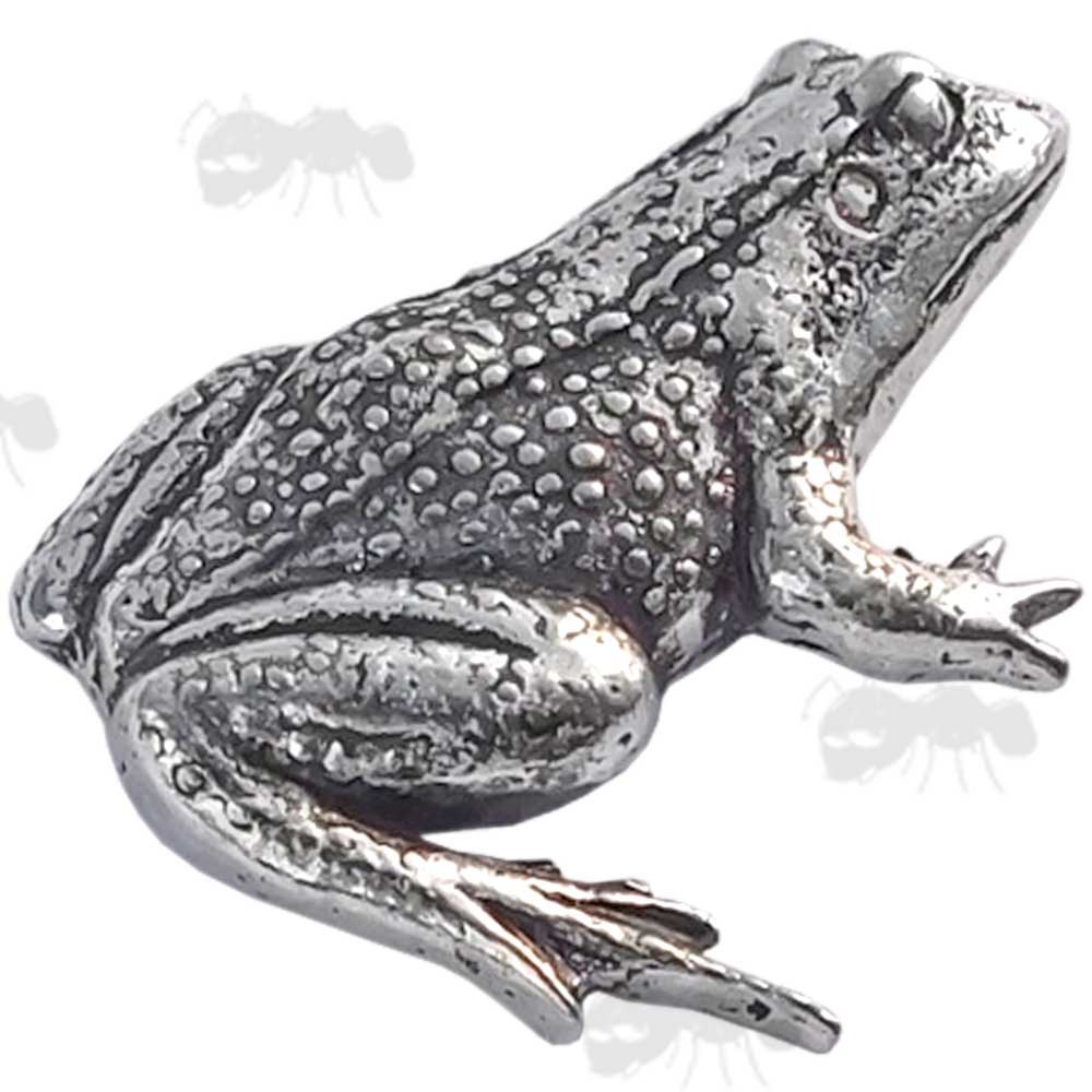 Frog Pewter Pin Badge