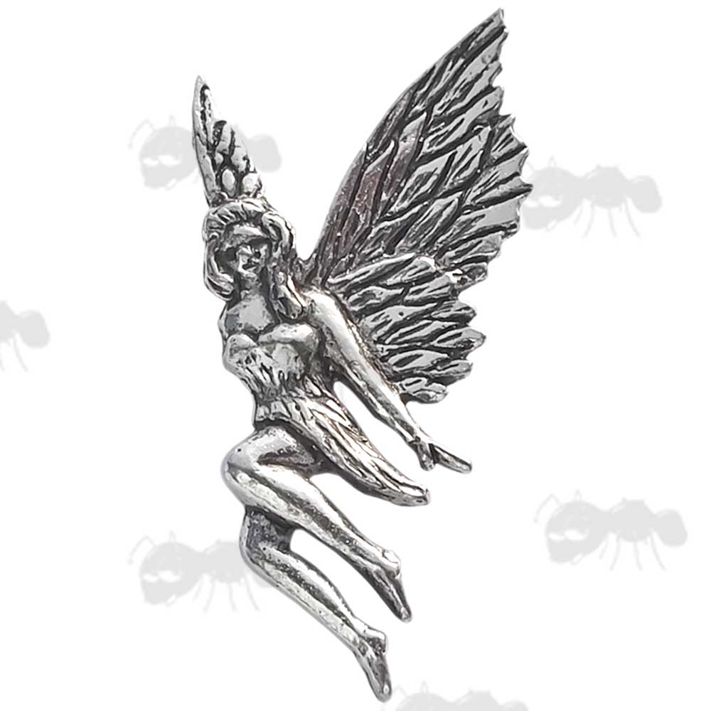 Leaf Fairy Pewter Pin Badge