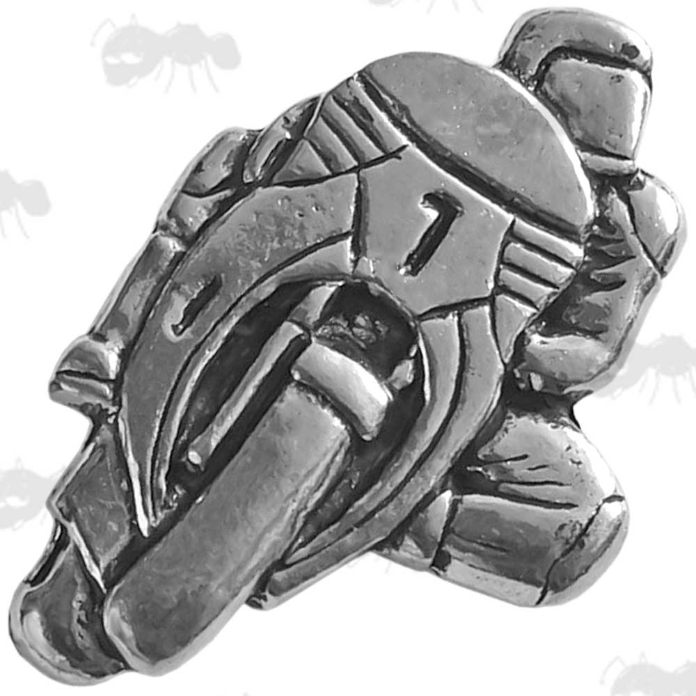 Motorcycle One Pewter Pin Badge