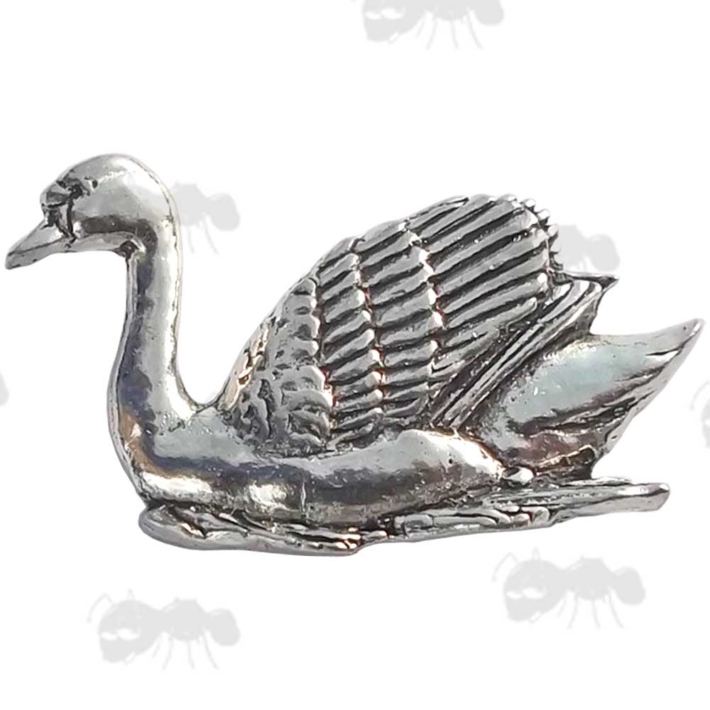 Swan Pewter Pin Badge