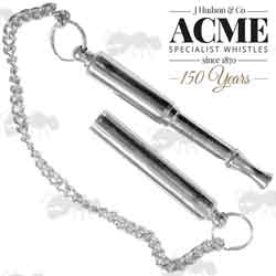 ACME Nickel Plated Silver Coloured Silent Dog Whistle