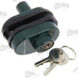 Green Gun Trigger Lock with Two Keys