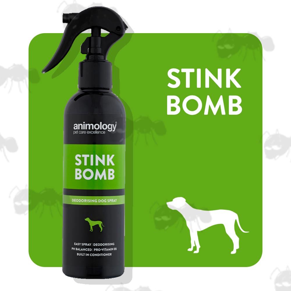 250ml Spray Bottle Of Animology Stink Bomb Deodorising Spray