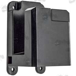 Thick Black ABS Plastic Wall Display Mount for Airsoft AR Style Rifles