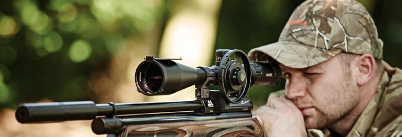 Hawke Optics Rifle Scope Flip Up Lens Covers Banner