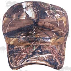 Tree Camouflage Flat Top US Army Style Patrol Cap