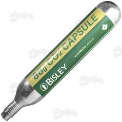 Large 88g Bisley Co2 Capsule with Threaded Fitting End