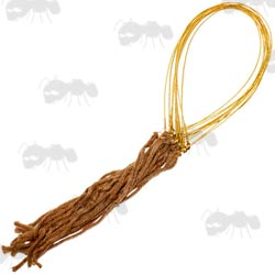 Pack of Ten Bisley Brass Wire and Brown Lace Rabbit Snares