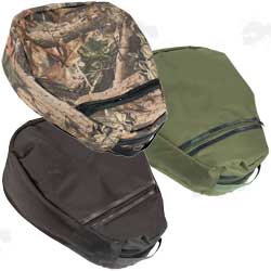 Black, Green and Leave Camouflage Seat Cushions For Hunting, Fishing and Outdoor Activities