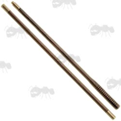 Two Piece Rosewood Shotgun Barrel Cleaning Rod With Large Grip Section and British Threaded Brass Ferrule
