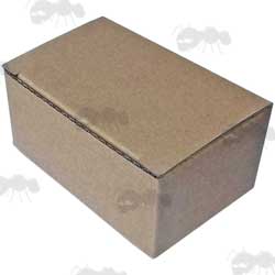 Pre-Assembled Mini Brown Cardboard Box Integral Lid and Internal Space of 85mm x 50mm x 30mm