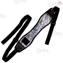 Black and Camouflage Pattern Co2 Air Rifle Sling with Two 12g Co2 Capsule Holder Loops