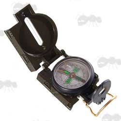 Military Lensatic Styled Metal Marching Compass