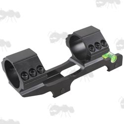 One Piece Scope Mount with Quick Release Throw Levers for Weaver / Picatinny Rails