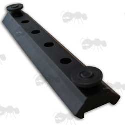 Back of AR-15 / M4 Handguard Rail with Fittings