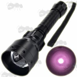 Extra Large Infrared Illuminator Torch With Aspherical Lens And Nylon Lanyard