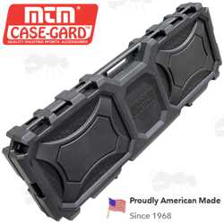 Closed View of The MTM CASE-GARD Model RC42T Hard Plastic Tactical Rifle Carry Case
