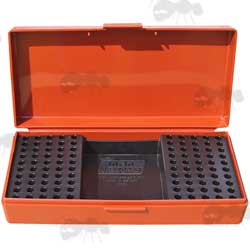 Large MTM Red Plastic .22 Small Bore Ammo Tray Box