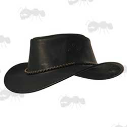 Parker Model Eureka Stockade Brown Leather Aussie Bush Hat