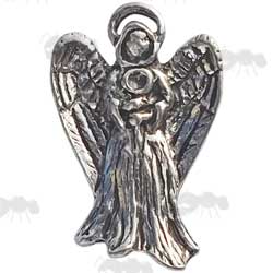 Angel Pewter Badge
