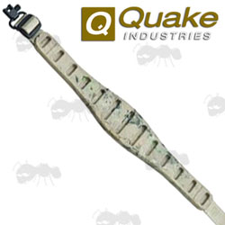 Quake Sand Camouflage Contoured Claw Rifle / Shotgun Sling with QD Swivels