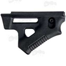 Black Polymer Triangular Rifle Rail Front Grip