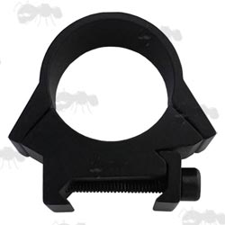 Low-Profile Double Clamped Arched 25mm Scope Ring for Weaver / Picatinny Rails