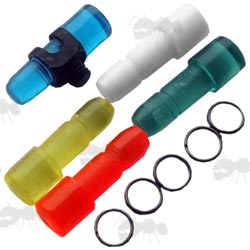 No.29 Front Shotgun Bead Sight Set with Interchangable Blue, Orange, Yellow, Green and White Plastic Sights
