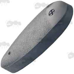 Hard Section Black Colour Recoil Pad with Leather Effect Textured Grip by Bisley for Skeet Shooting