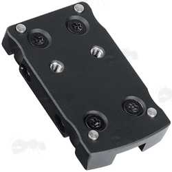 Aluminium Base Plate Adaptor for Fitting Docter Pattern Footprint Dot Sights to Shotgun Ribs
