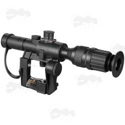 4x26 SVD Dragunov Illuminated Side Fitting Rifle Scope with Integrated Mount