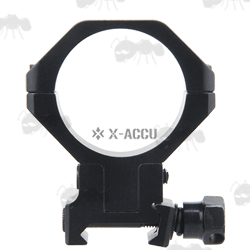Triple Clamped X-Accu Weaver / Picatinny Scope Mounts with Adjustable Elevation 30mm Diameter Rings